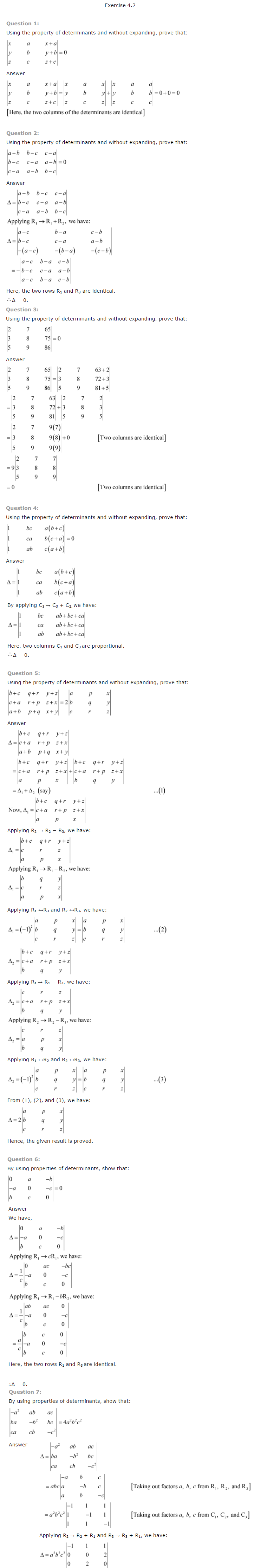 NCERT Solutions for Class 12th Maths