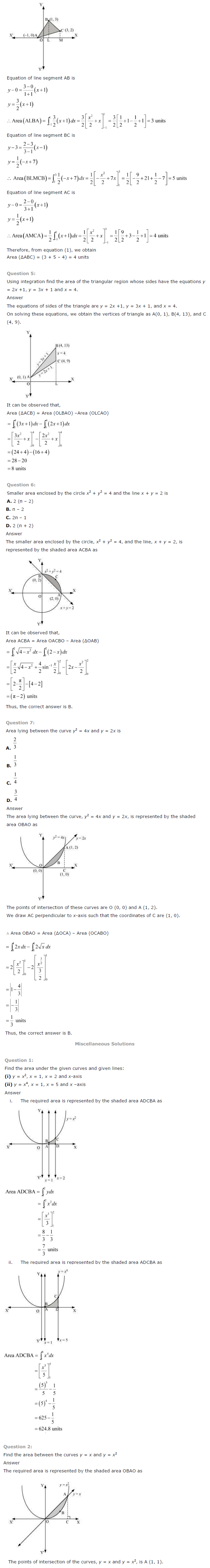 NCERT Solutions for Class 12th Maths
