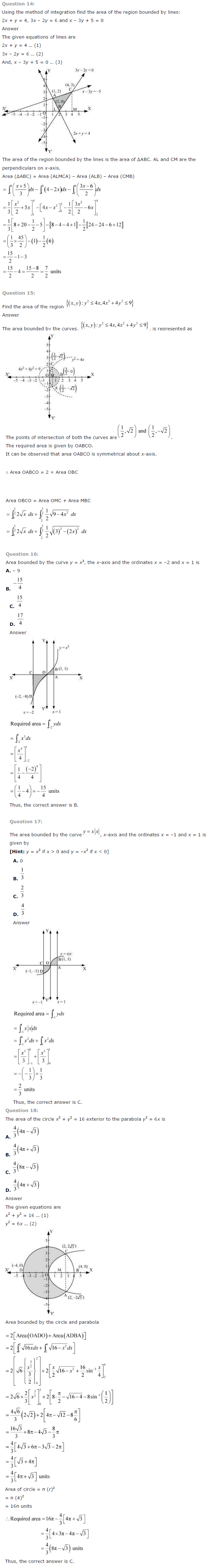 NCERT Solutions for Class 12th Maths