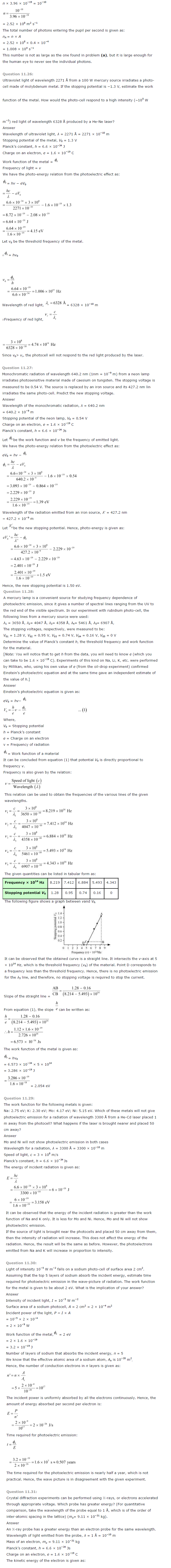 NCERT Solutions for Class 12th Physics