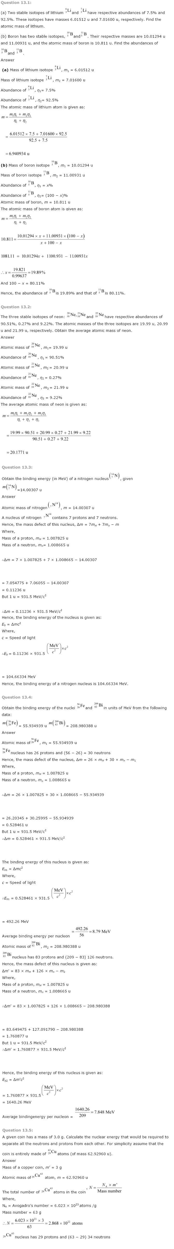 NCERT Solutions for Class 12th Physics