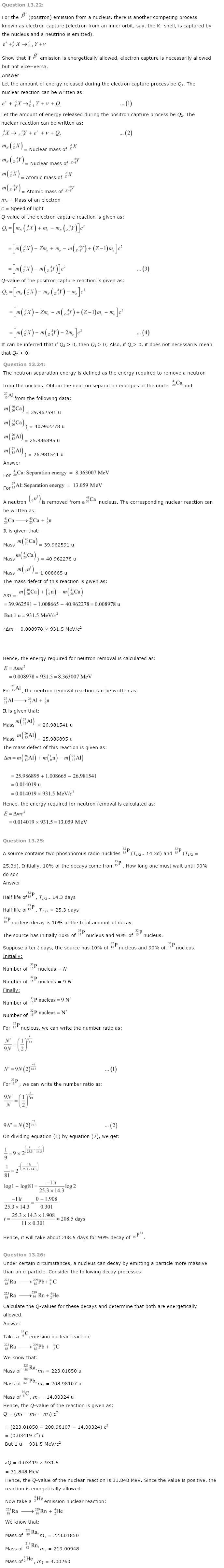 NCERT Solutions for Class 12th Physics