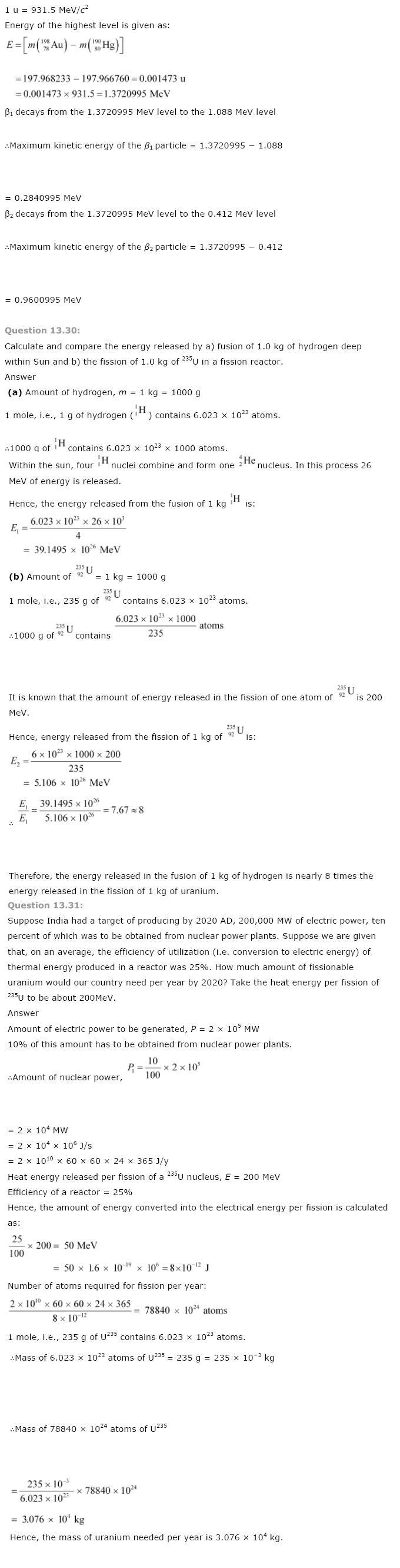 NCERT Solutions for Class 12th Physics
