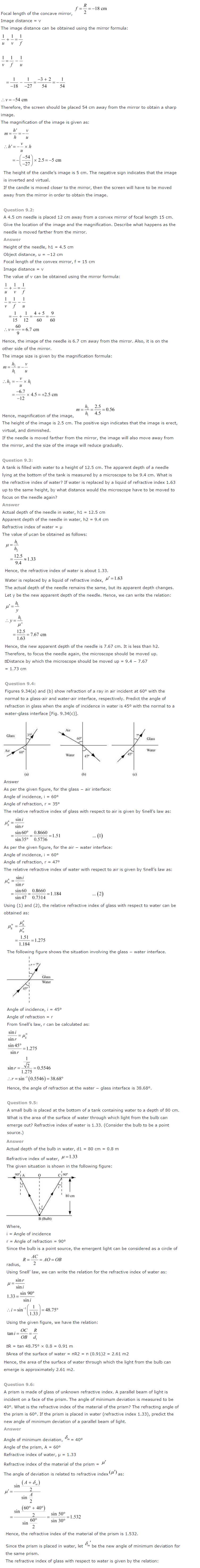 NCERT Solutions for Class 12th Physics