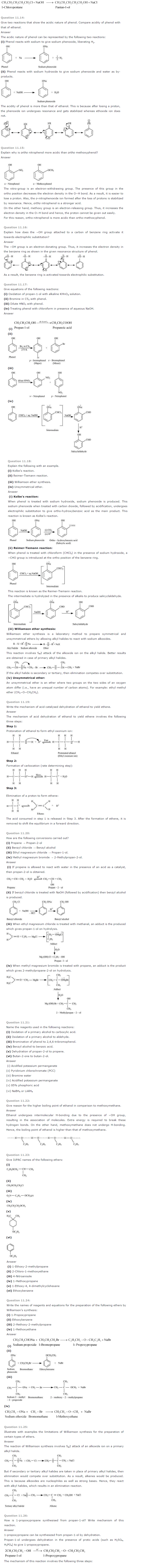 NCERT Solutions for Class 12th Chemistry