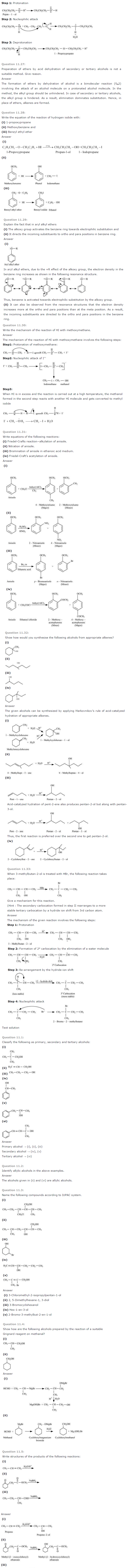 NCERT Solutions for Class 12th Chemistry