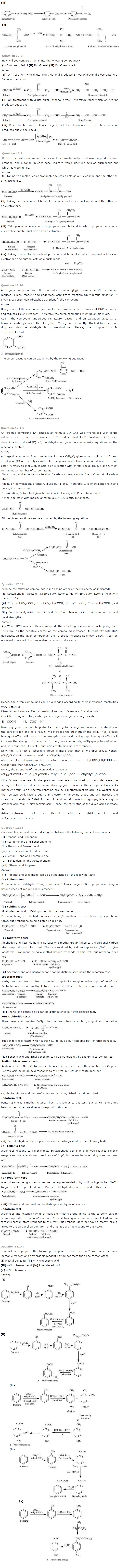 NCERT Solutions for Class 12th Chemistry
