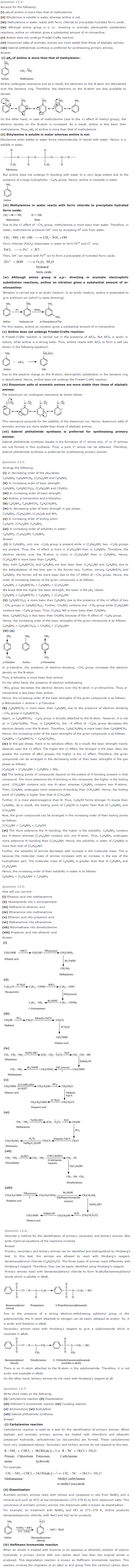 NCERT Solutions for Class 12th Chemistry