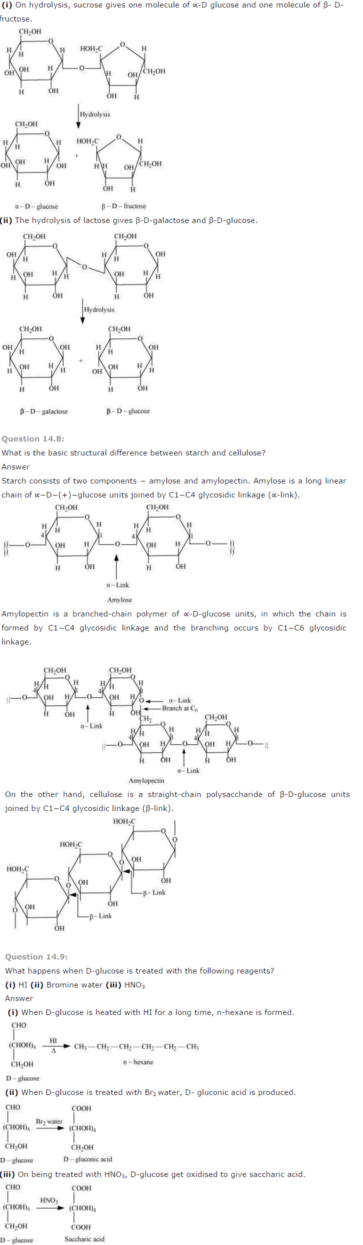 NCERT Solutions for Class 12th Chemistry